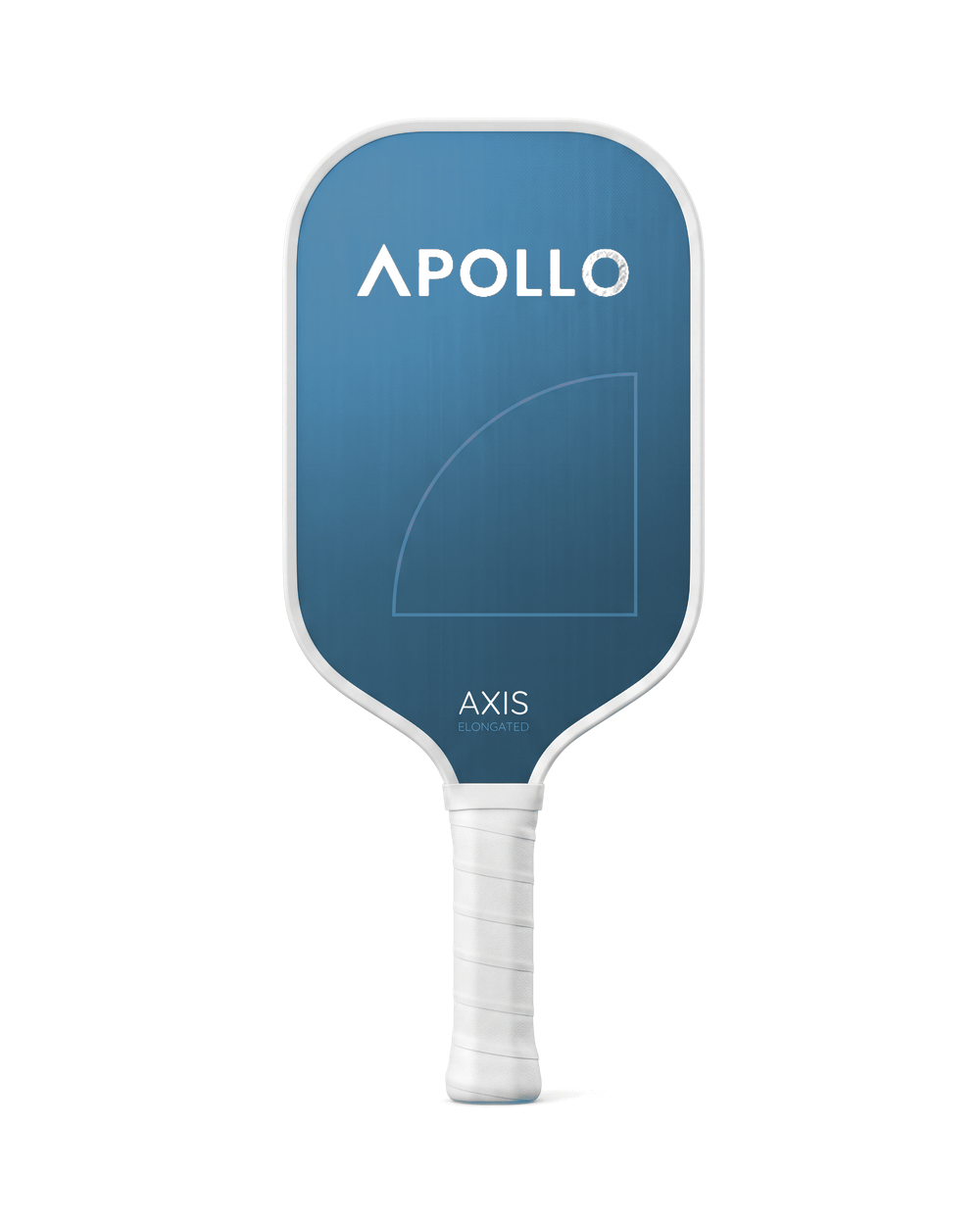 Blue Apollo paddle with 'The HOLDERNESS Family' at top; face reads 'AMPED PRO Air INVIKTA MIDWEIGHT'; white APOLLO grip, USA logo