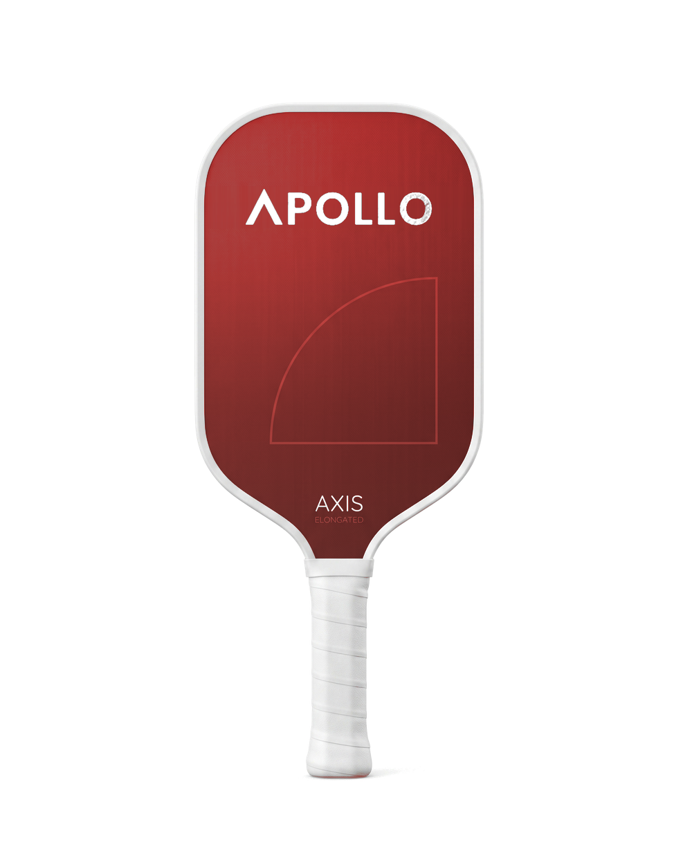 Apollo AMPED Pro Air Invikta Pickleball Paddle in red with a textured grip.